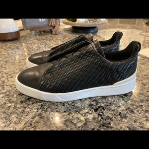 Ermenegildo Zegna Men’s Triple Stitch Slip-on